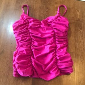 Hot Pink MiracleSuit Tankini Top